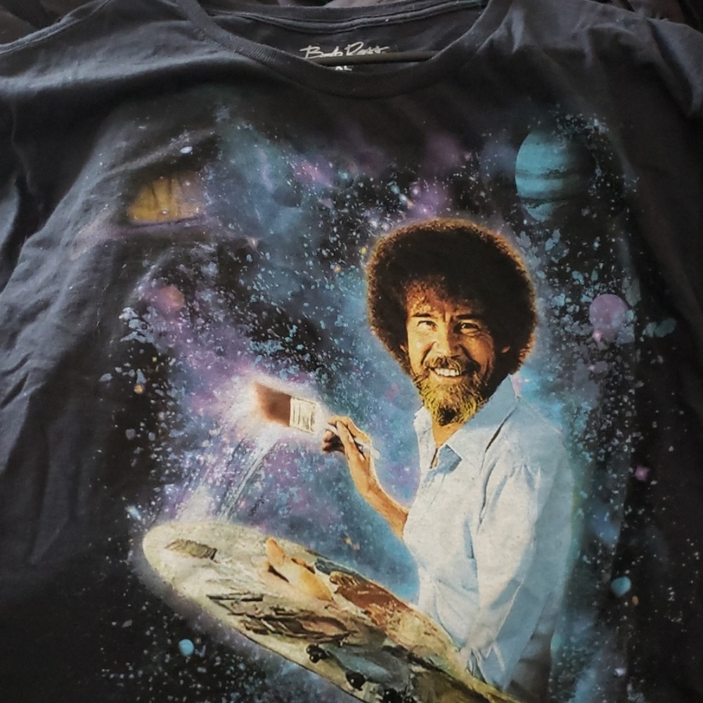 Bob Ross Space tee XL